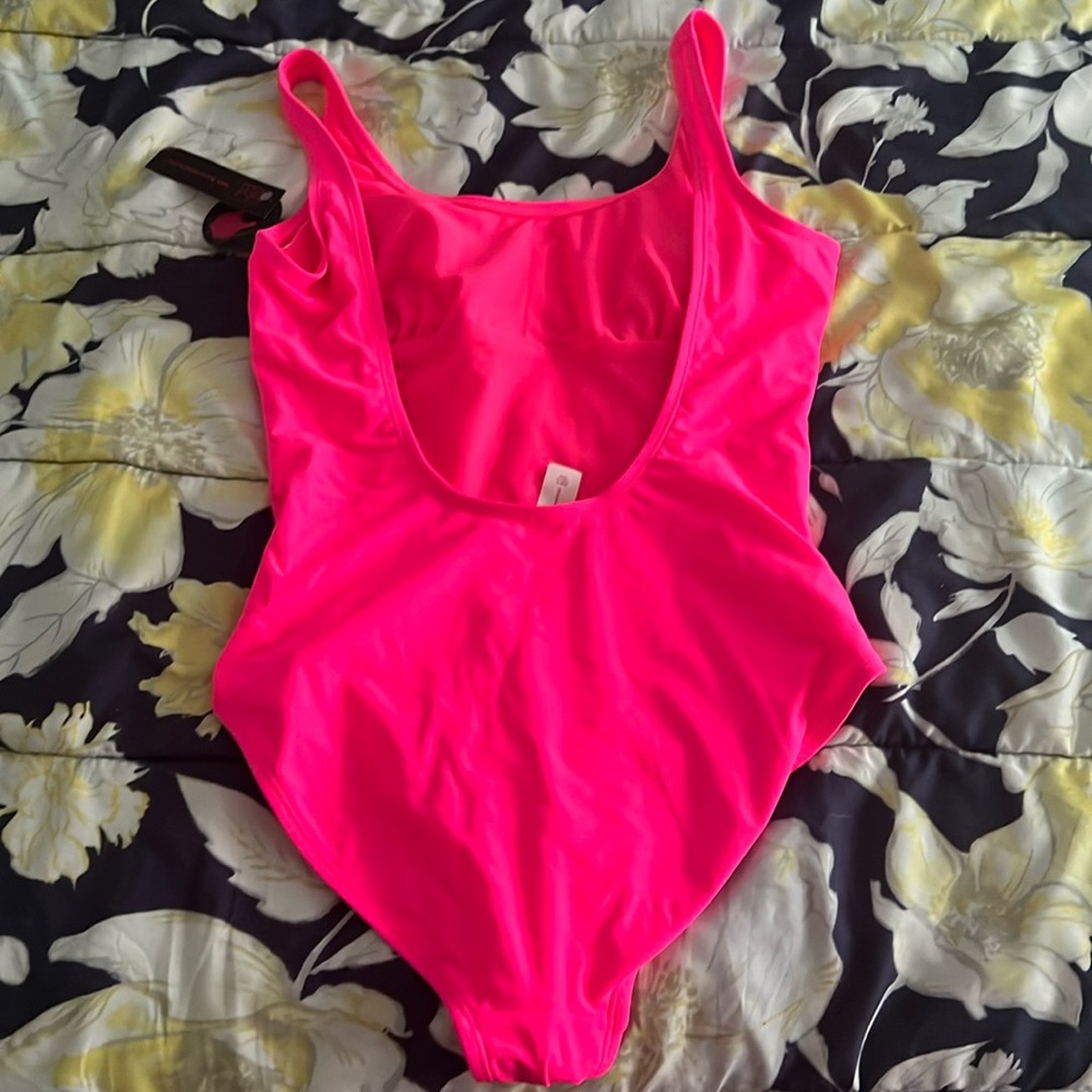 Pink Bright Bathing Suit - Picture 2 of 5